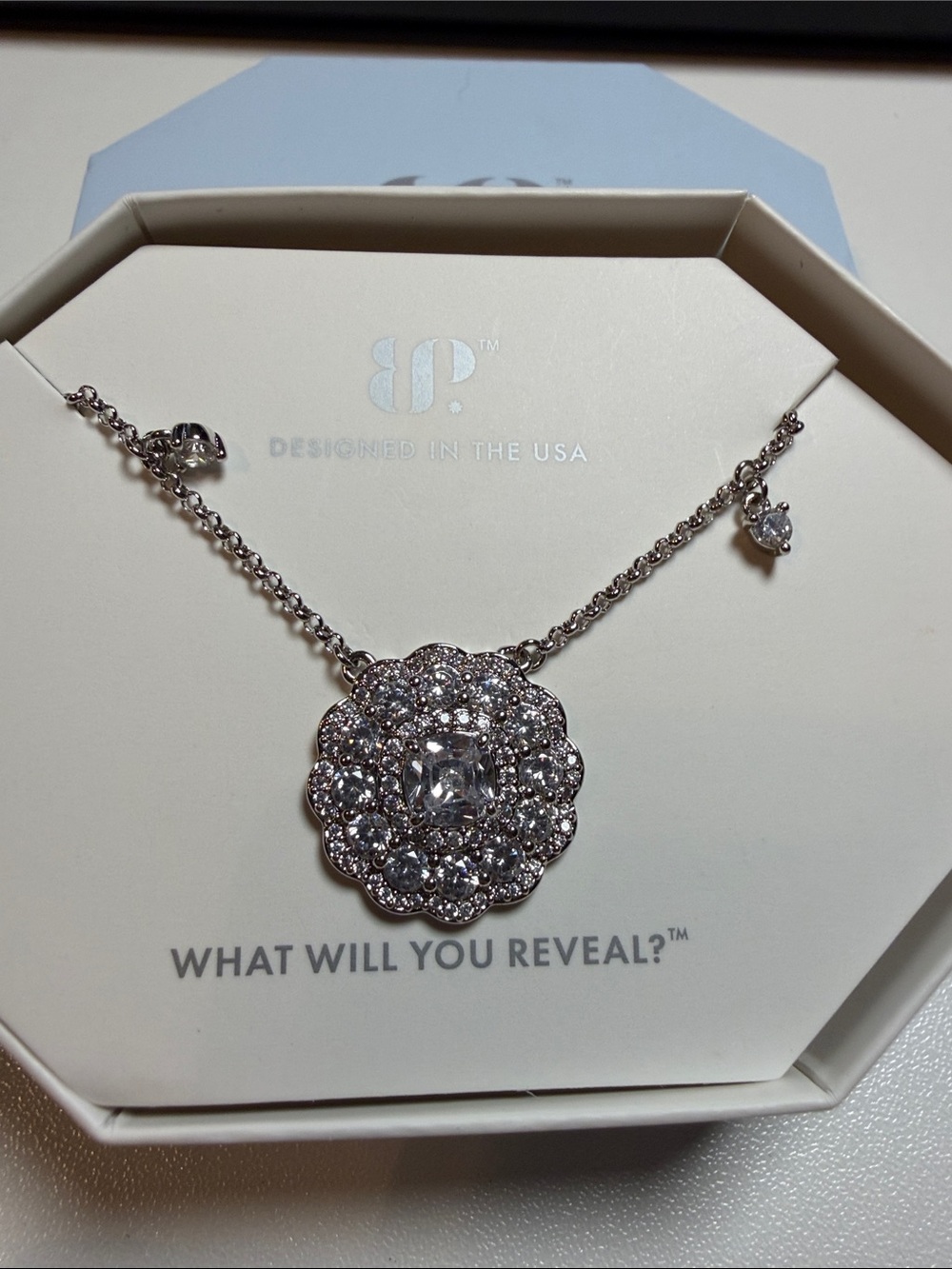 BP -  Necklace- Rhodium plating